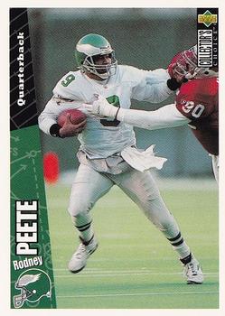 1996 Collector's Choice #250 Rodney Peete Front