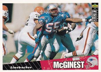 1996 Collector's Choice #305 Willie McGinest Front
