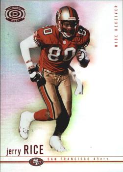 2001 Pacific Dynagon - Red #85 Jerry Rice Front