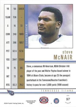 2001 Pacific Dynagon - Retail #97 Steve McNair Back