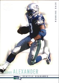 2001 Pacific Dynagon - Retail Silver #86 Shaun Alexander Front