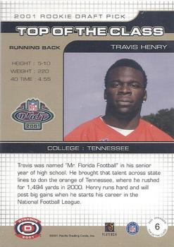 2001 Pacific Dynagon #6 Travis Henry Back