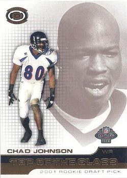 2001 Pacific Dynagon - Top of the Class #9 Chad Johnson Front