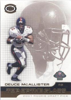 2001 Pacific Dynagon - Top of the Class #11 Deuce McAllister Front