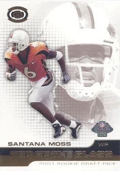 2001 Pacific Dynagon - Top of the Class #16 Santana Moss Front