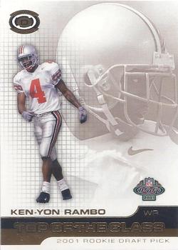 2001 Pacific Dynagon - Top of the Class #17 Ken-Yon Rambo Front