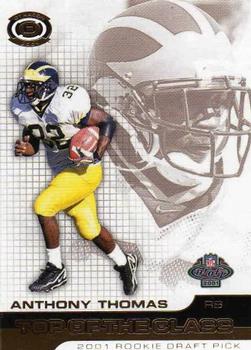 2001 Pacific Dynagon - Top of the Class #20 Anthony Thomas Front