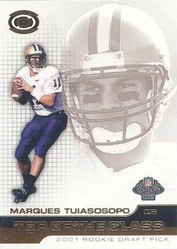 2001 Pacific Dynagon - Top of the Class #22 Marques Tuiasosopo Front