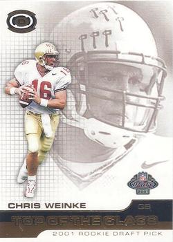 2001 Pacific Dynagon - Top of the Class #25 Chris Weinke Front