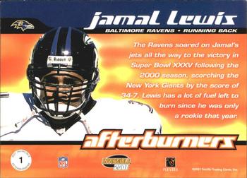 2001 Pacific Invincible - Afterburners #1 Jamal Lewis Back