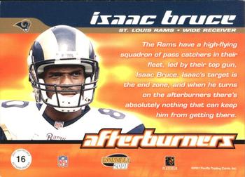 2001 Pacific Invincible - Afterburners #16 Isaac Bruce Back