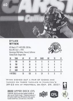 2022 Upper Deck CFL - UD Exclusives #60 Dylan Wynn Back