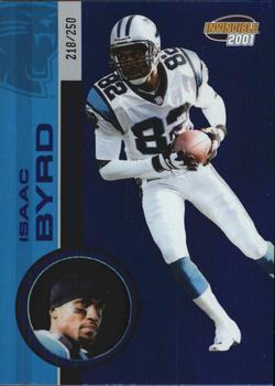 2001 Pacific Invincible - Blue #33 Isaac Byrd Front