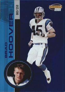 2001 Pacific Invincible - Blue #34 Brad Hoover Front