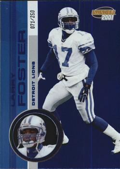2001 Pacific Invincible - Blue #80 Larry Foster Front