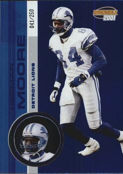 2001 Pacific Invincible - Blue #82 Herman Moore Front