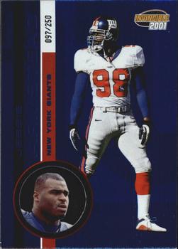 2001 Pacific Invincible - Blue #155 Jessie Armstead Front