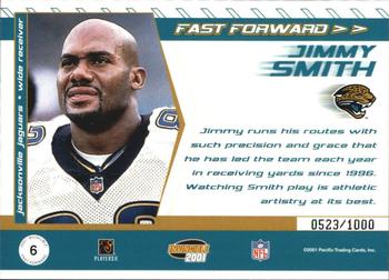 2001 Pacific Invincible - Fast Forward #6 Jimmy Smith Back