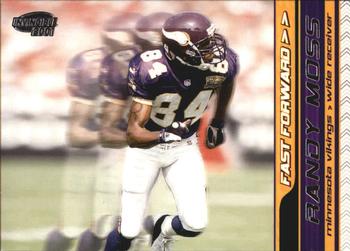 2001 Pacific Invincible - Fast Forward #9 Randy Moss Front