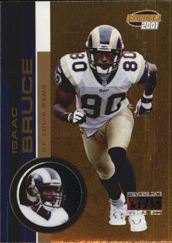 2001 Pacific Invincible - Premiere Date #198 Isaac Bruce Front