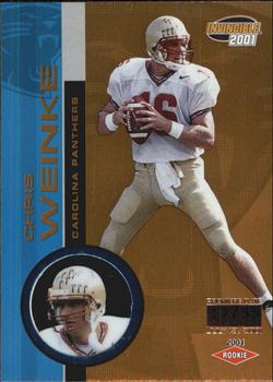 2001 Pacific Invincible - Premiere Date #257 Chris Weinke Front