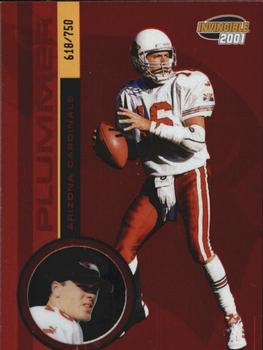 2001 Pacific Invincible - Red #6 Jake Plummer Front