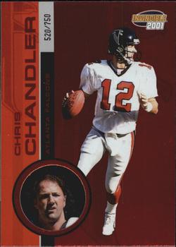 2001 Pacific Invincible - Red #9 Chris Chandler Front