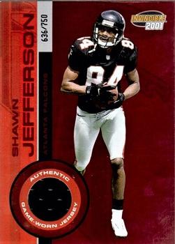 2001 Pacific Invincible - Red #11 Shawn Jefferson Front