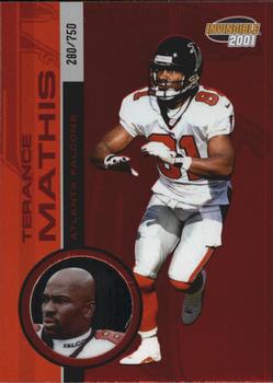 2001 Pacific Invincible - Red #13 Terance Mathis Front