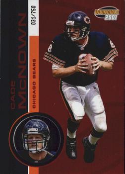 2001 Pacific Invincible - Red #43 Cade McNown Front