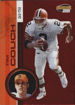 2001 Pacific Invincible - Red #55 Tim Couch Front