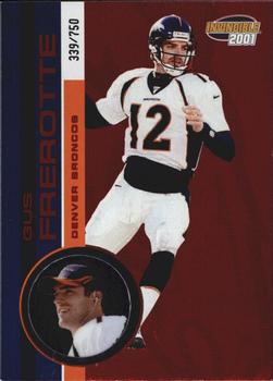 2001 Pacific Invincible - Red #72 Gus Frerotte Front