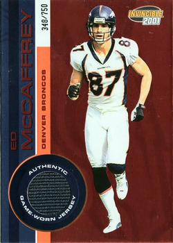 2001 Pacific Invincible - Red #76 Ed McCaffrey Front