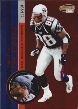 2001 Pacific Invincible - Red #140 Terry Glenn Front