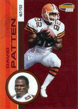 2001 Pacific Invincible - Red #143 David Patten Front
