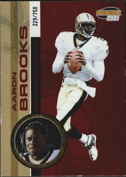 2001 Pacific Invincible - Red #147 Aaron Brooks Front