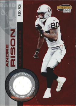 2001 Pacific Invincible - Red #178 Andre Rison Front