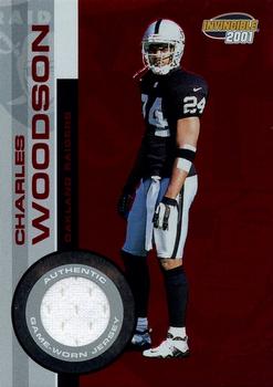 2001 Pacific Invincible - Red #180 Charles Woodson Front