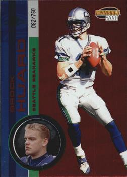2001 Pacific Invincible - Red #225 Brock Huard Front
