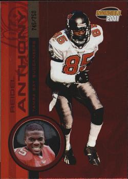 2001 Pacific Invincible - Red #231 Reidel Anthony Front