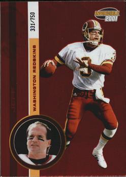2001 Pacific Invincible - Red #248 Jeff George Front