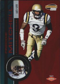 2001 Pacific Invincible - Red #284 Freddie Mitchell Front