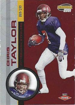 2001 Pacific Invincible - Red #286 Chris Taylor Front
