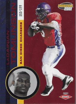 2001 Pacific Invincible - Red #290 LaDainian Tomlinson Front