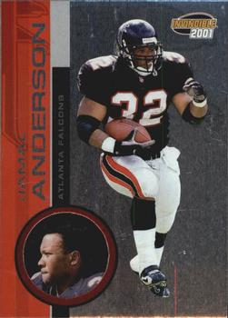 2001 Pacific Invincible - Retail #8 Jamal Anderson Front