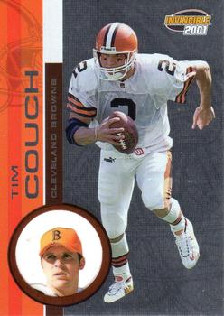 2001 Pacific Invincible - Retail #55 Tim Couch Front