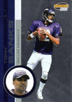 2001 Pacific Invincible - Retail #62 Tony Banks Front