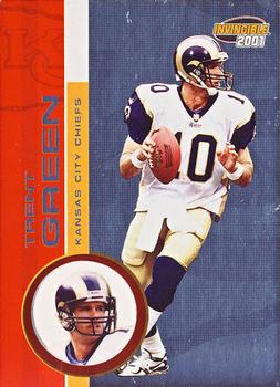 2001 Pacific Invincible - Retail #114 Trent Green Front