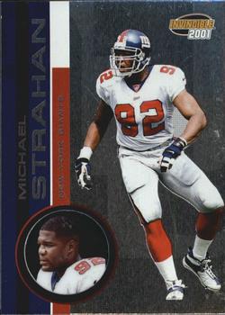 2001 Pacific Invincible - Retail #162 Michael Strahan Front