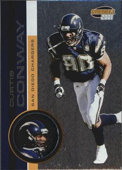 2001 Pacific Invincible - Retail #206 Curtis Conway Front
